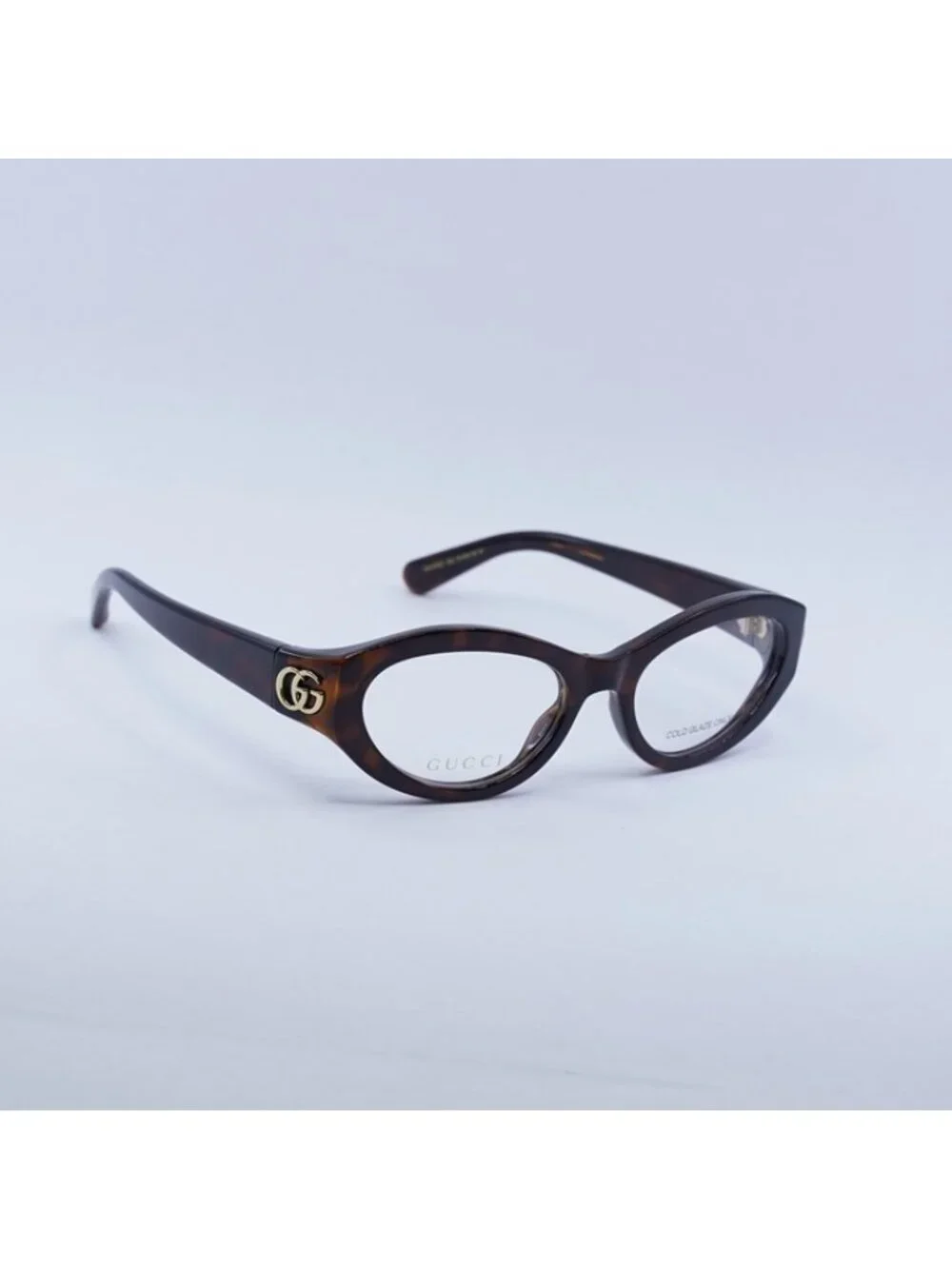 Gucci GG1405O 002 Eyeglasses Havana 51mm Cat Eye Frame